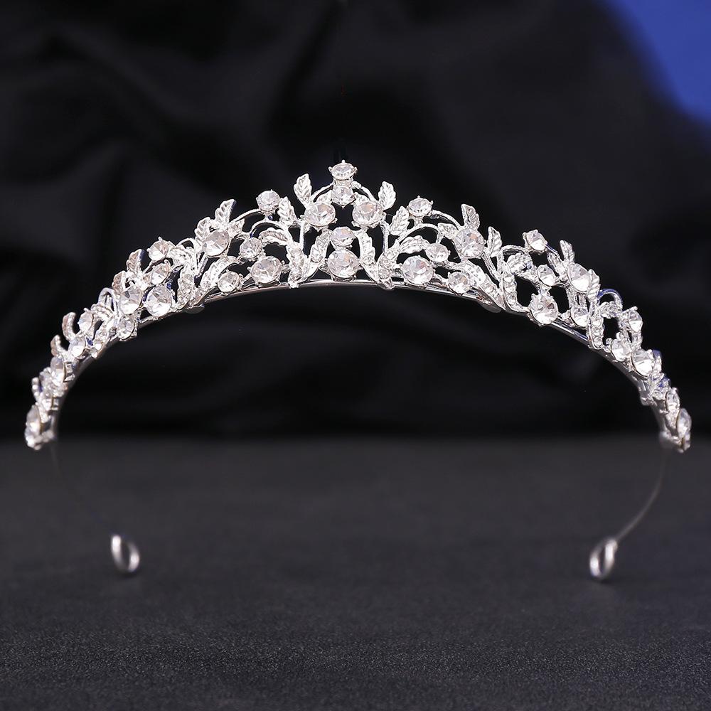 Brautkrone Königin Tiara Prinzessin Geburtstag Haarschmuck Abschlussball Hochzeit Tiara