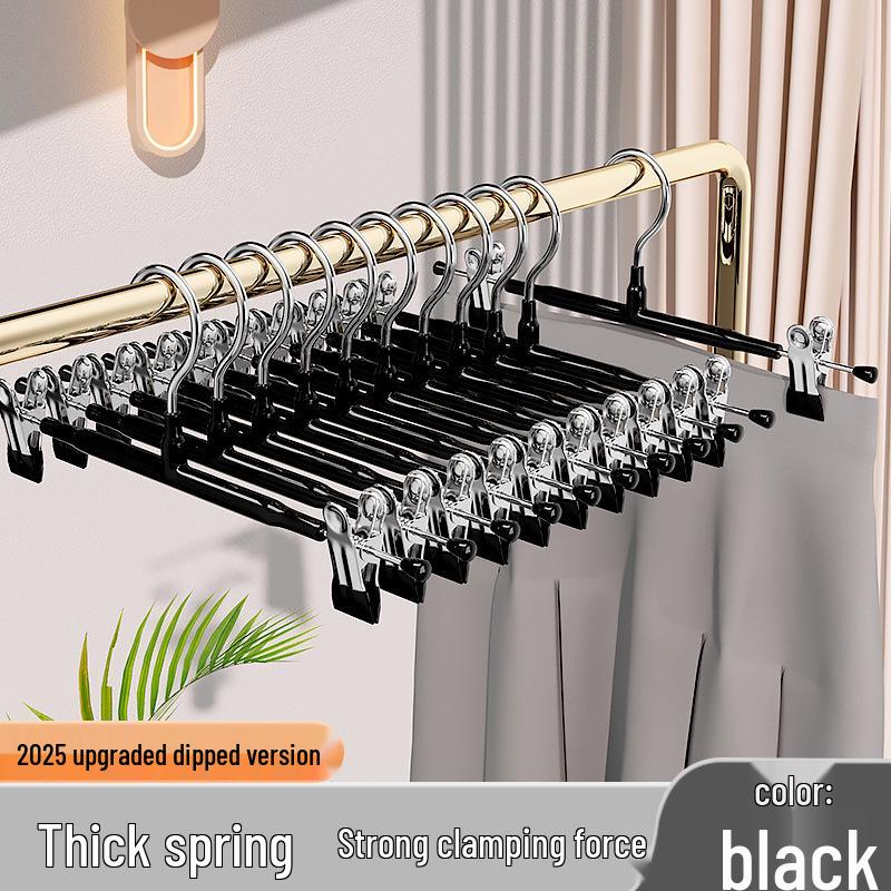 Non-Slip Stainless Steel Pants Hanger Clips - Universal Drying & Storage Solution