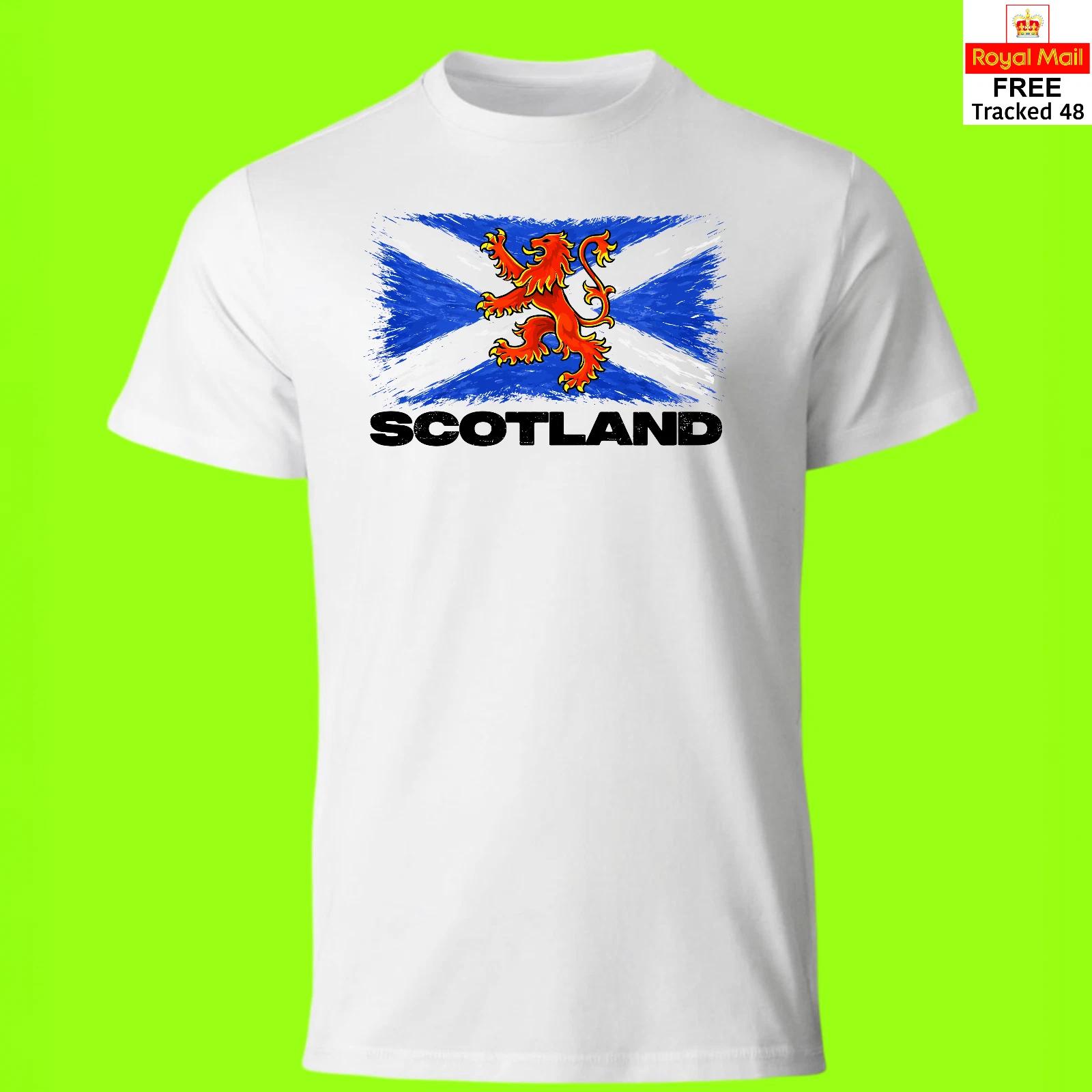 Scotland - T Shirt - Scottish Football Team Party Saltire Gift Tourist S