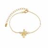 Retro Cactus Knot 4-piece Bracelet Set Geometric Diamond Bracelet