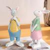 Easter Bunny Decor Easter Rabbits Resin Figurine Cute Bunny Decor Table Decorations Resin Bunny Decorations For Home Garden