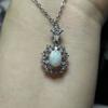 Fairy Exclusive Fashion All-Match Natural Opal Pendant Necklace