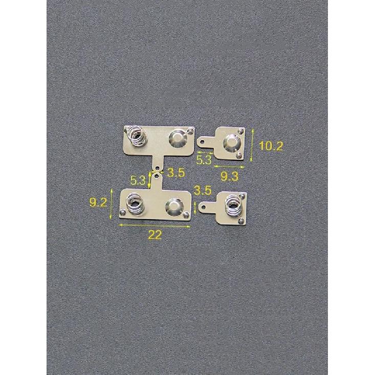 50PCS AAA Battery Spring Contacts OEM Metal Nickel Plated 9*22mm 9*10mm Type-S22 for Electronic Components Market