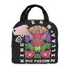 Custom Plants Gaming Zombies Insulated Lunch Bags for School Office Video Game Waterproof Thermal Cooler Lunch Box Unisex