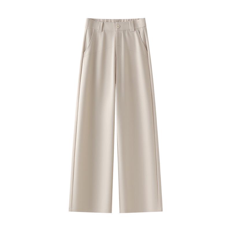 Women's Tencel Acetate Loose Fit Draping Casual Pants - Slimming, Versatile, Narrow To Wide Leg (Spring 2025)