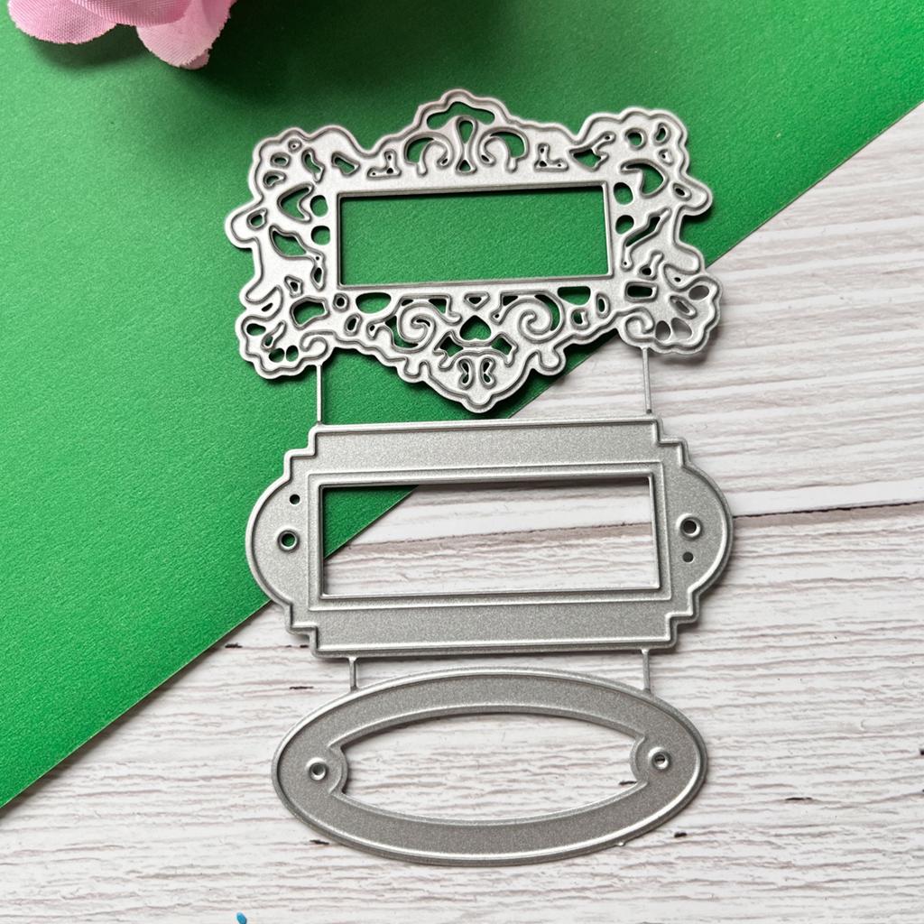 Záložky Scrapbooking Card DIY Dekorační raznice Ruční práce Kovový rám Vyřezávací raznice Razící šablony Šablona Forma