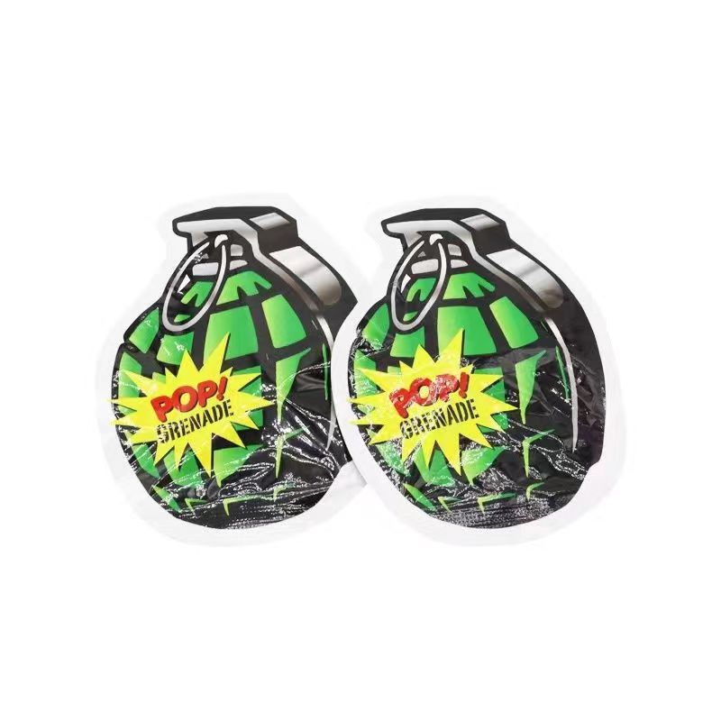 Simulated Automatic Inflatable Grenade Self-Exploding Small Fried Bag Tricky Children'S Toy Funny Prank Scare Ring Bag