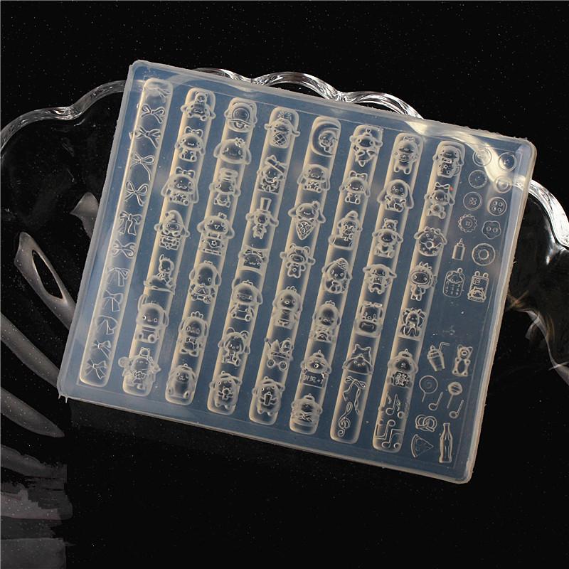 3D Form Silikon Nailart Dekorationen DIY Pochacco Design Vorlagen Form Für Nägel Schmuck Handwerk Transparent Nägel Form Werkzeug