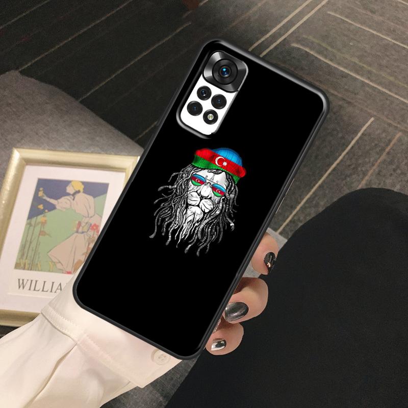 Azerbaijan Flag Funda For Xiaomi Redmi Note 14 13 Pro 9 10 11 12 Pro 10S 11S 12S Redmi 14C 13C 10C 12C Case
