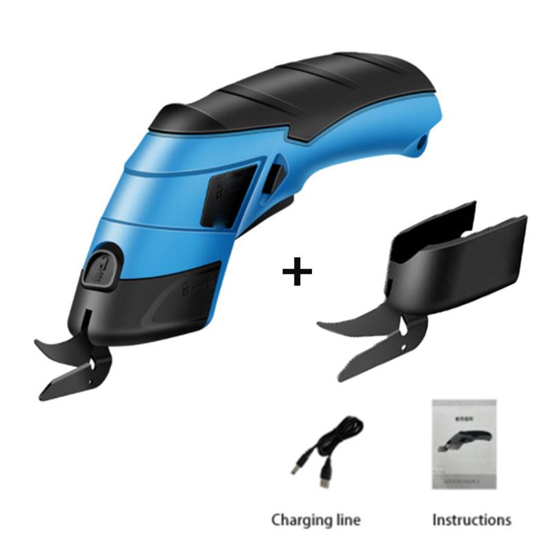 ZK40 Electric Scissors Cloth Cut Machine Lithium Charging Leather Sewing Tailor Scissor Tungsten Steel Blade Portable Hand Tool