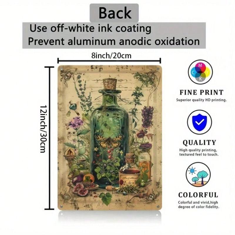 Metal Wall Art Decor Sign 20x30cm Hanging Plaque