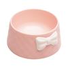 Cat Bowl Feeding Dishes Stable Novelty Anti Slip, Bow Tie Decorated, Pet Feeder Water Cats for
