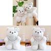 Wedding Teddy Bear Plush Toy With Pp Cotton Filling For Kids And Girls Gift