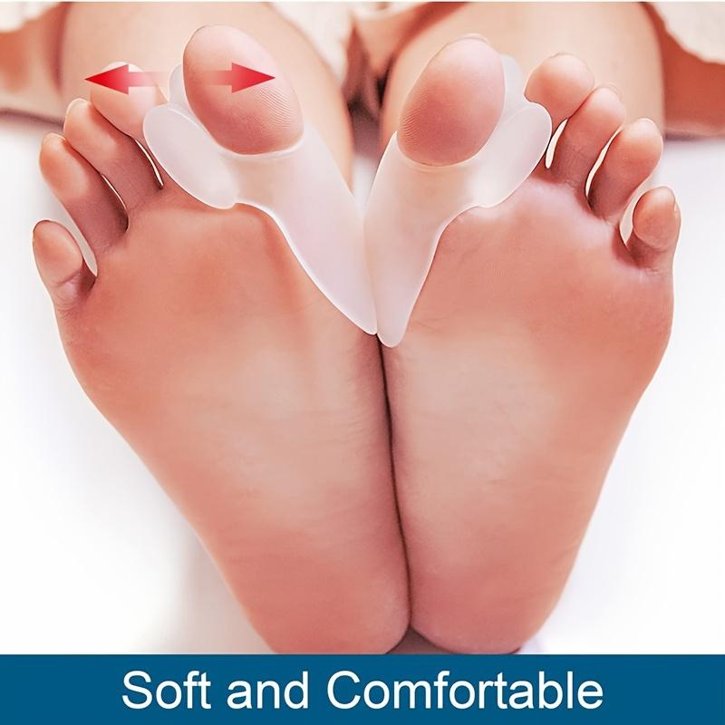 2pcs/6pcs Soft & Flexible Premium Toe Separators - RooRuns, Durable, Comfort for Long-Term Wear, Unisex Design for Men and Women of All Sizes