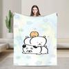 Joke Bear Blankets Quality Super Soft Throw Blanket Spring Travel Office Living Room Funny Bedspread