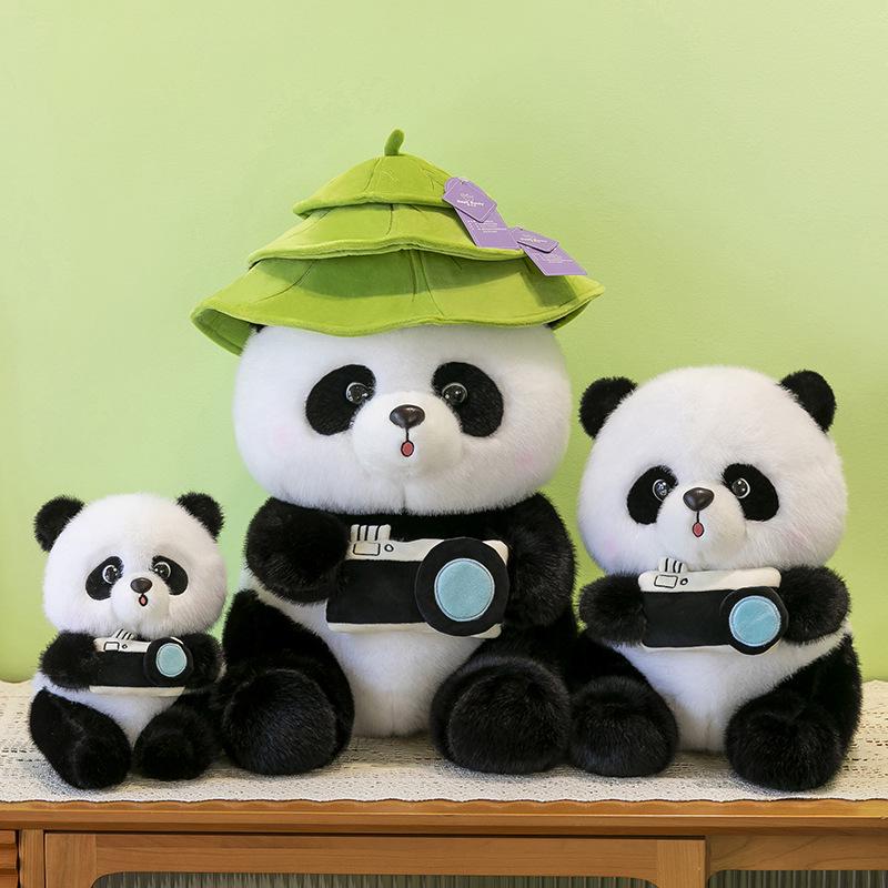 

Cute Panda Plush Toy & Pillow - Huahua Ragdoll for Kids Birthday Gift 25cm, 0.21kg