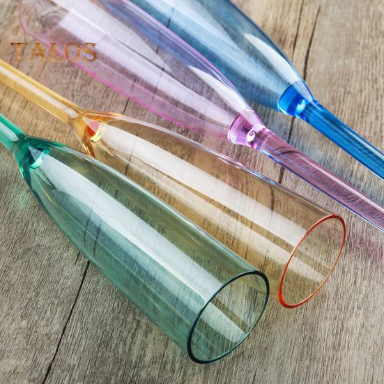 6 ks plovoucích fléten na šampaňské Nerozbitné sklenice na víno u bazénu 160 ml nerozbitné sklenice na sklenice na sklenice na bazén na letní plážovou párty