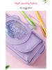 Quicksand Cute Stationery Bag: Large-Capacity Multifunctional Pencil Case