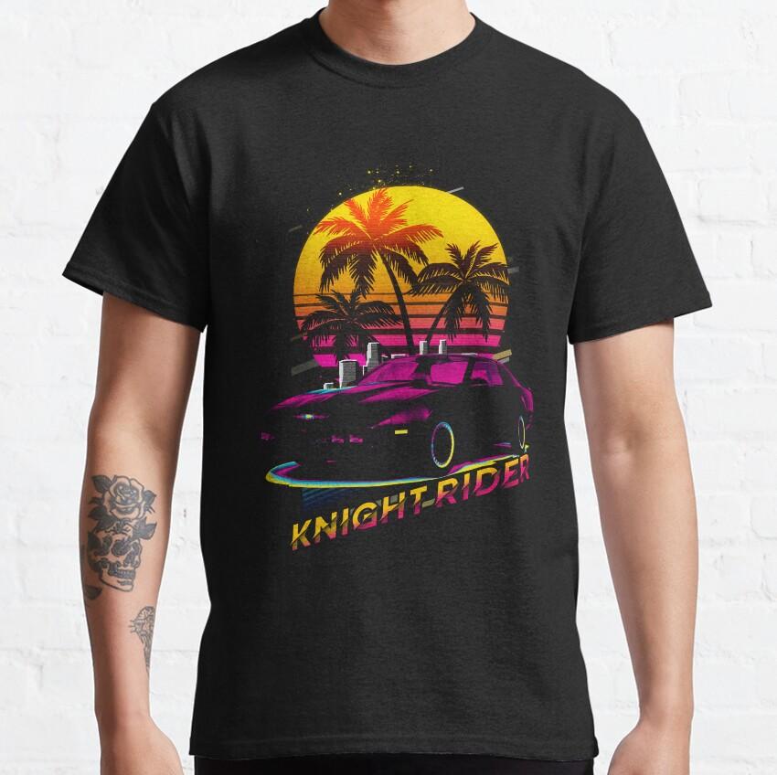 Knight Rider Kitt Ghostbustears Men T Shirts The Car's The Star Casual Tees Short Sleeve david hasselhoff Cotton 6XL Tops