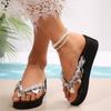 Large size flip-flops women's summer breeze light outer sandals women