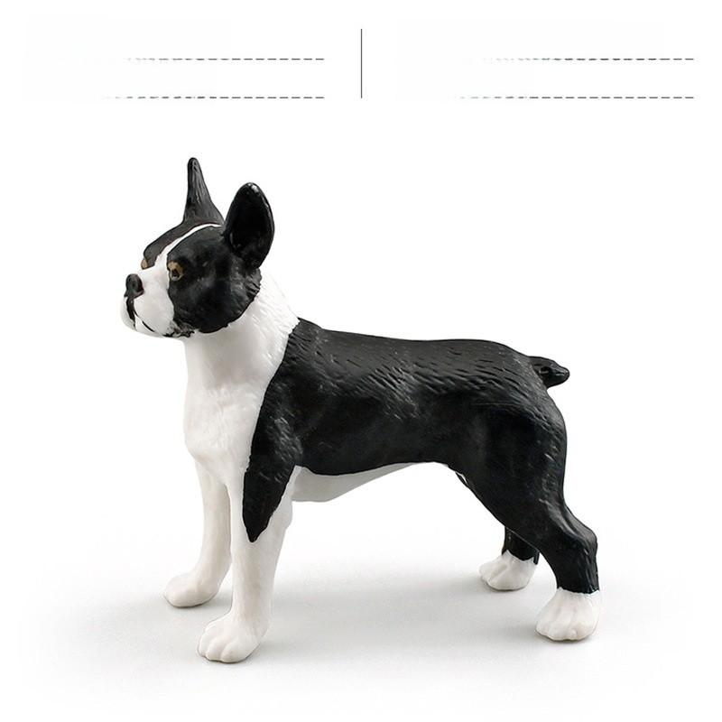 Small Breed Dog Pvc Animal Model Jack Russell Terrier Pet Figurine For Collectors