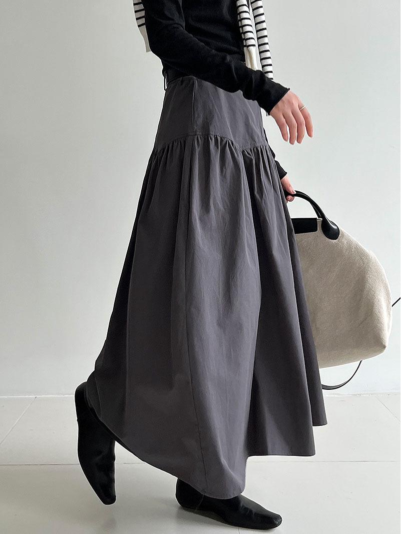 Женская ретро-юбка-солнце с высокой талией и складками LUXI - Стройнящий французский дизайн корсета 1707 L