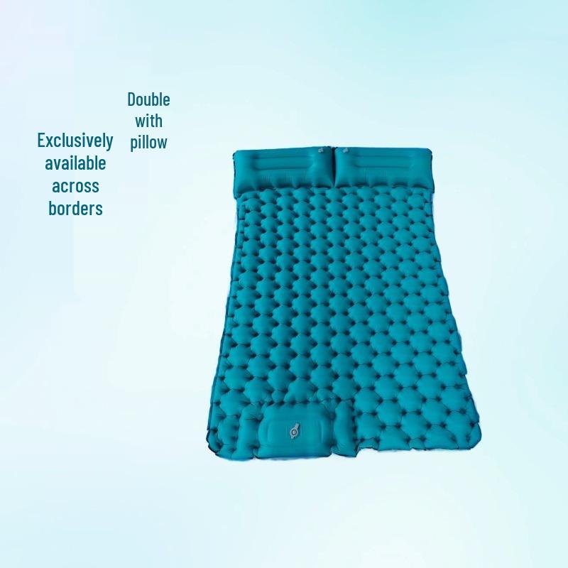 Portable Lightweight Outdoor Inflatable Camping Mattress: Moisture-Proof Air Pad for Car and Camp Use
