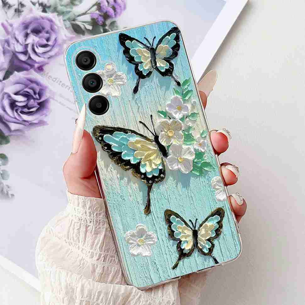 For Samsung Galaxy A16 5G Casing SM-A166B Popular Painted Back Cover Soft Silicone Phone Case For Samsung A 16 A16 5G TPU Fundas