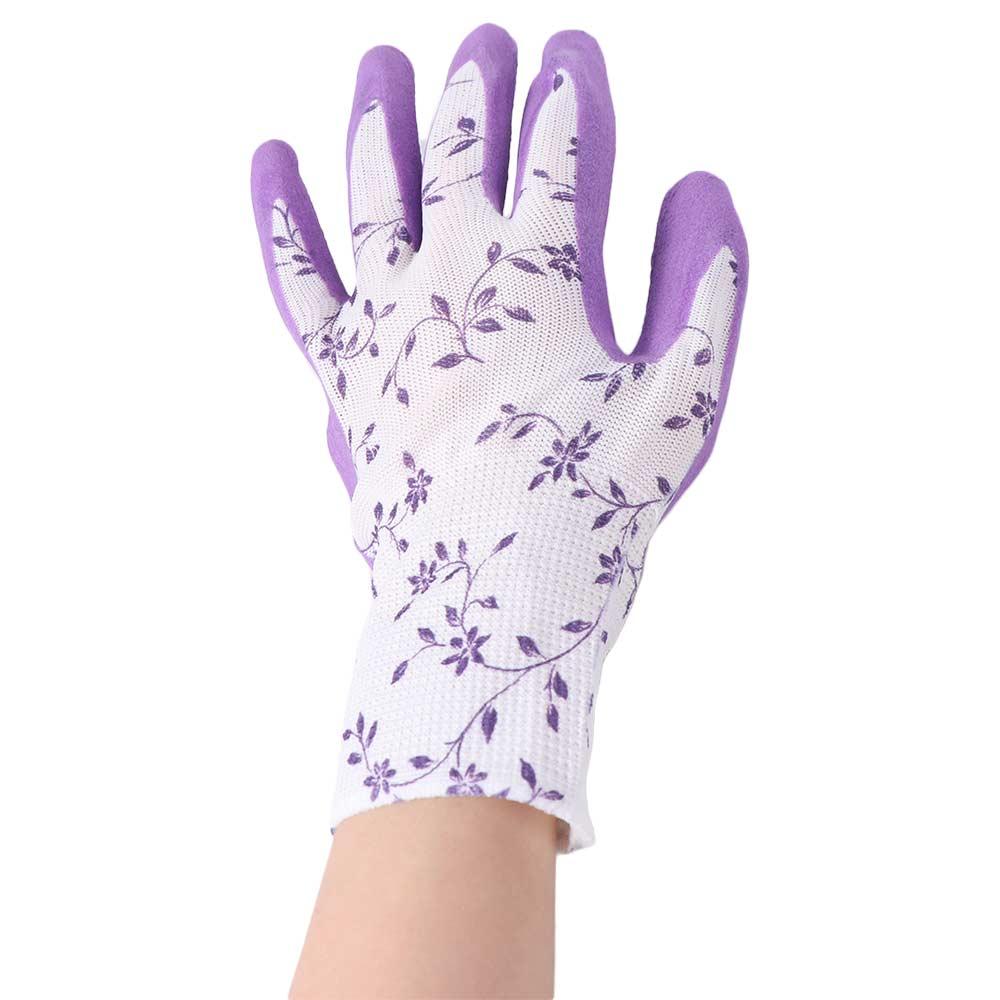 3Pairs Breathable Latex Foam Gloves Comfortable Working Glove Durable Gardening Gloves  For Women