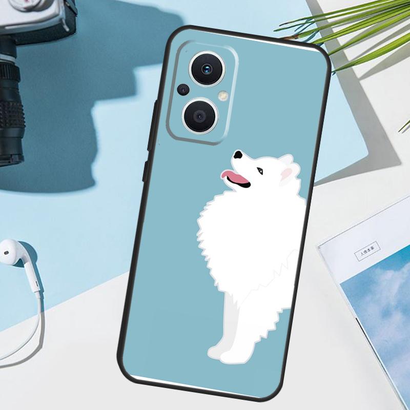 Japanese Spitz Dog Cover For OPPO Reno 14 F 13F 12F 11F 10 11 12 13 Pro 7 8 Lite OPPO Find X9 X5 X6 X8 Pro Case
