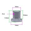 Aluminium Alloys Tail Hook Screw 10mm Bicycles Rear Derailleur Screws Bike Rear Derailleur Hanger Bolt Easy to Install
