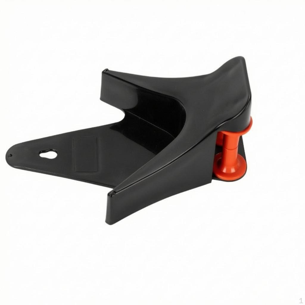 Hose Guide with Rollers Snag AntiObstruction Limiter WedgeShaped for Garage Red