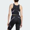 Adidas X Stella McCartney Truepace Running Crop Top Color Block Sports Tank Women Tops Black IP9141