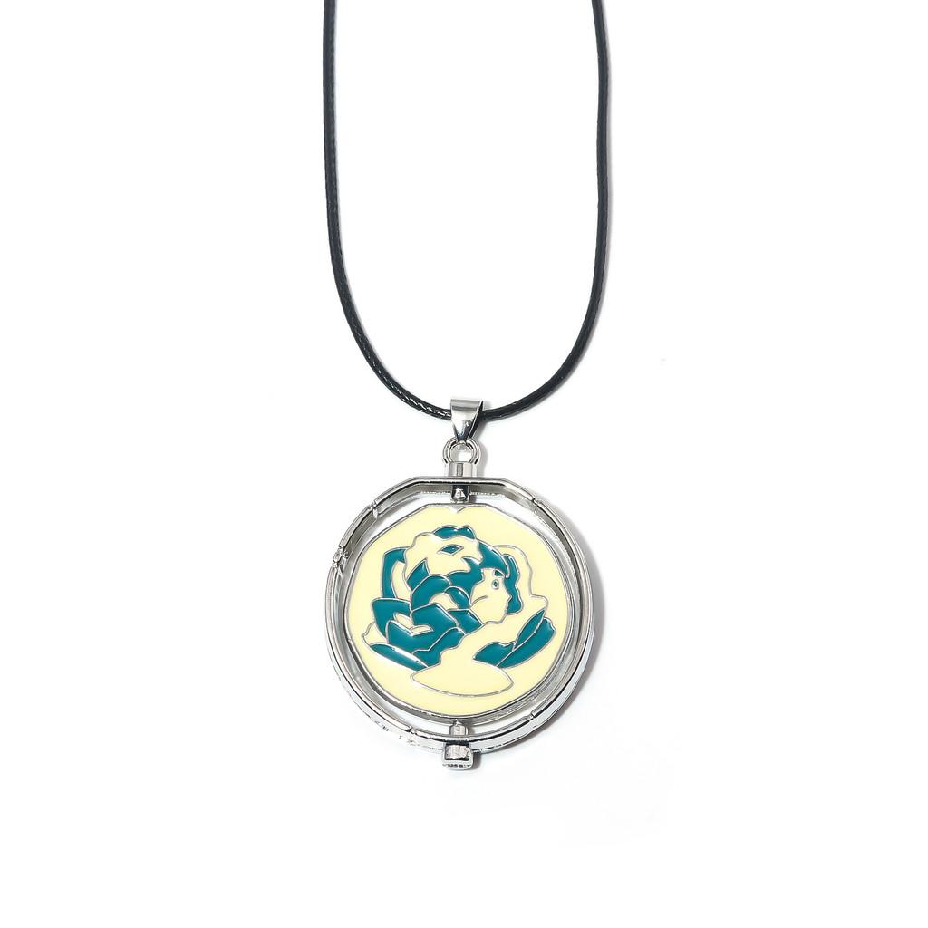 League Of Arcane Legends Ekko Blue Rose Style Pendant Necklace For Fans Game