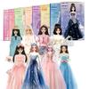 No Cutting Paper Doll House Girl DIY Toy DIY Cute Princess Book Paper Doll Quiet Book  Toy for Kids