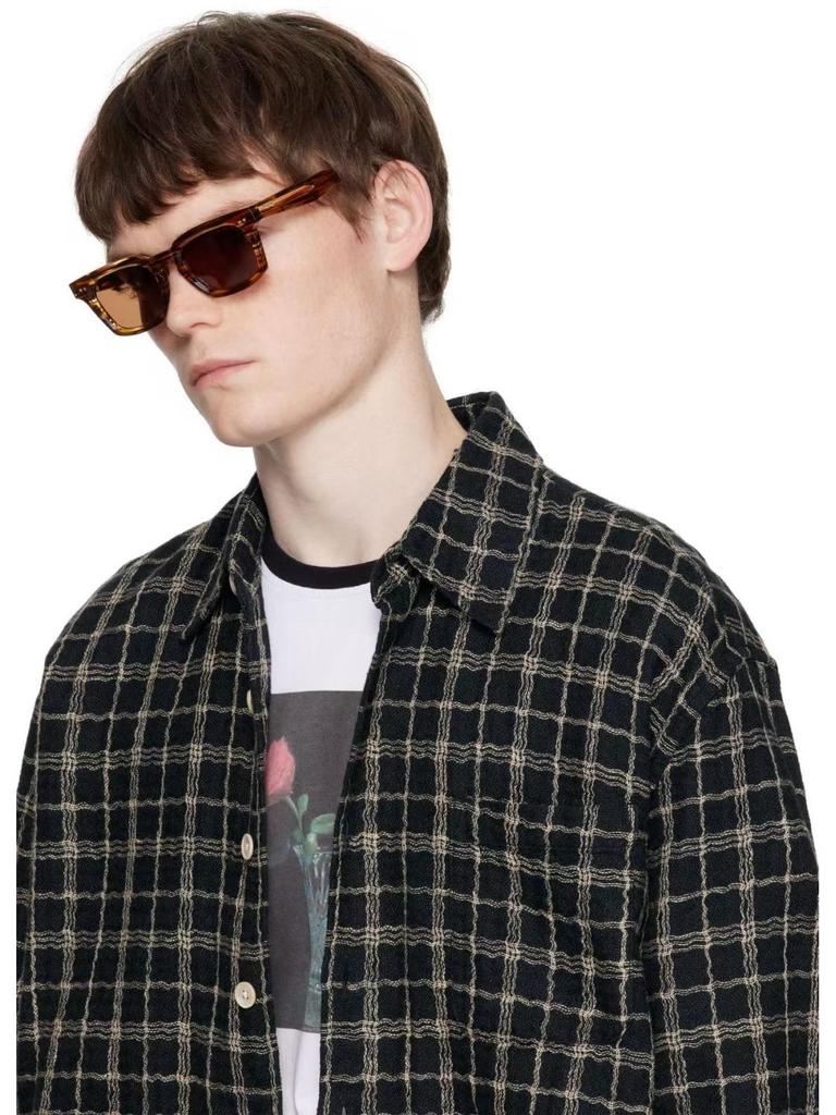 DTS750 Unisex Fashion Handmade Acetate Sunglasses: Holiday Party Trend, Versatile Plano Glasses
