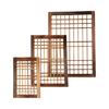 Window Frame Yard Trellises Wood Window Pane for Dining Room, Bedroom Vintage Style Lightweight Wall Art Wall Pediments