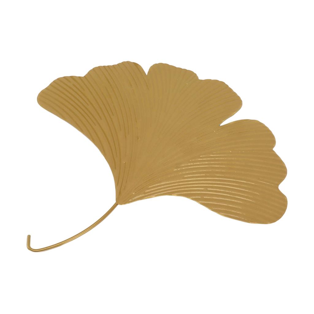 Ginkgo Biloba Hanging Decorations DIY Elegant Modern Fadeless Iron Metal Ginkgo Biloba Wall Art for