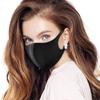 Tirupati Creation Unisex Reusable & Washable Face Mask | Soft Breathable Fabric | Outdoor Dust Protection Mask | Pack of 3 (Black)