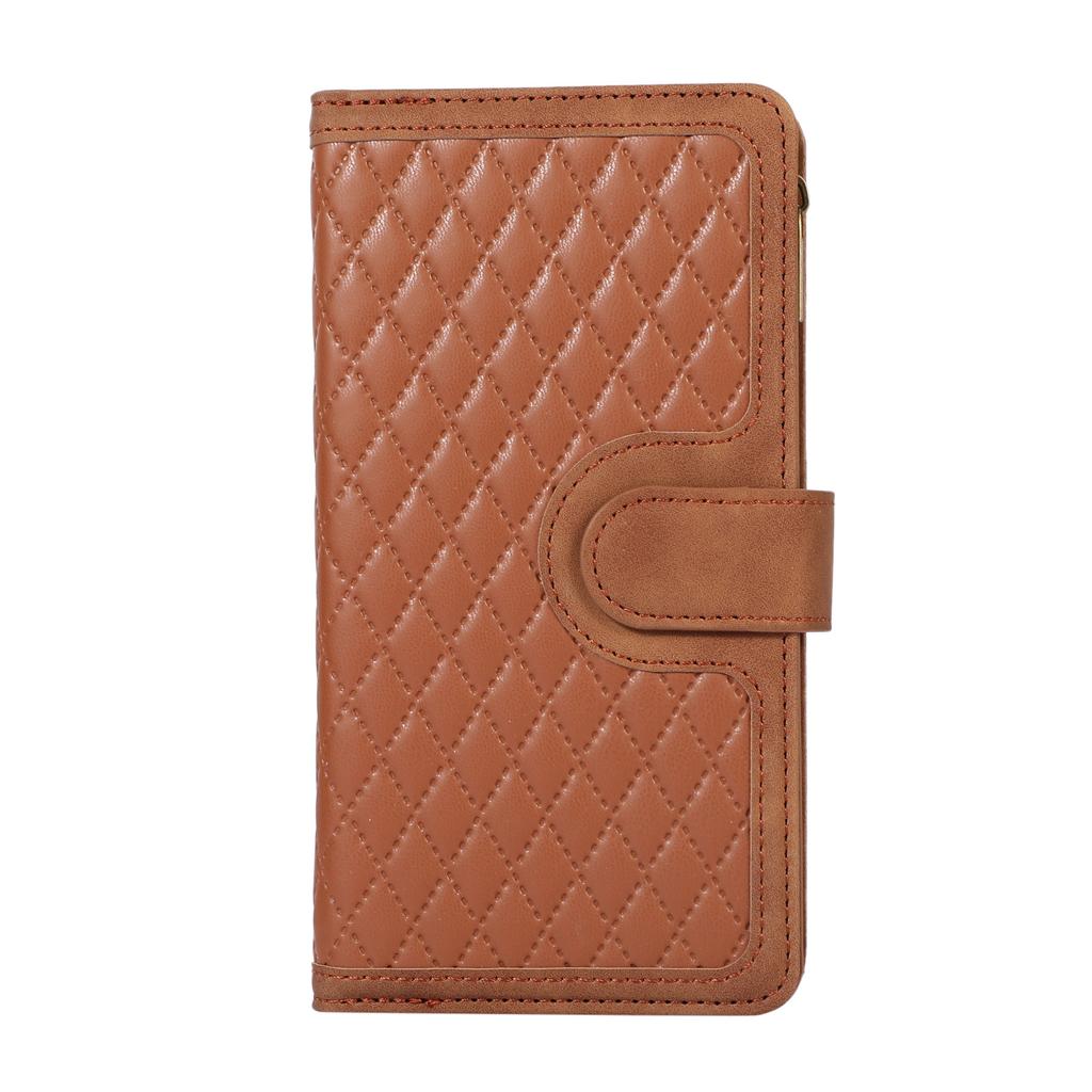Crossbody Phone Case for Google Pixel 10 Pro XL Pixel9 9A 8 8A 7 7A 6 6A Lanyard Zipper Plain Leather Card Holder Wallet Cover