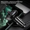 USAMS Handsfree Kit C21 With FM Transmitter, Bluetooth 5.0, Mp3, 2Xusb 3.4A Black/Black Cc115Gc01 (Us-Cc115)