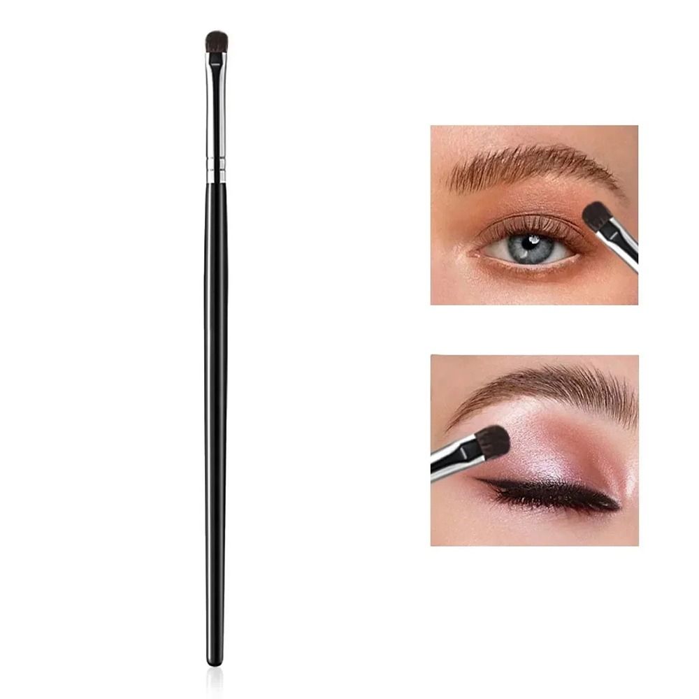 4Pcs/Set Small Angle Eyeshadow Brushes Precise Detail Eyelid Highlighter Makeup Brushes Lying Silkworm Soft Hair