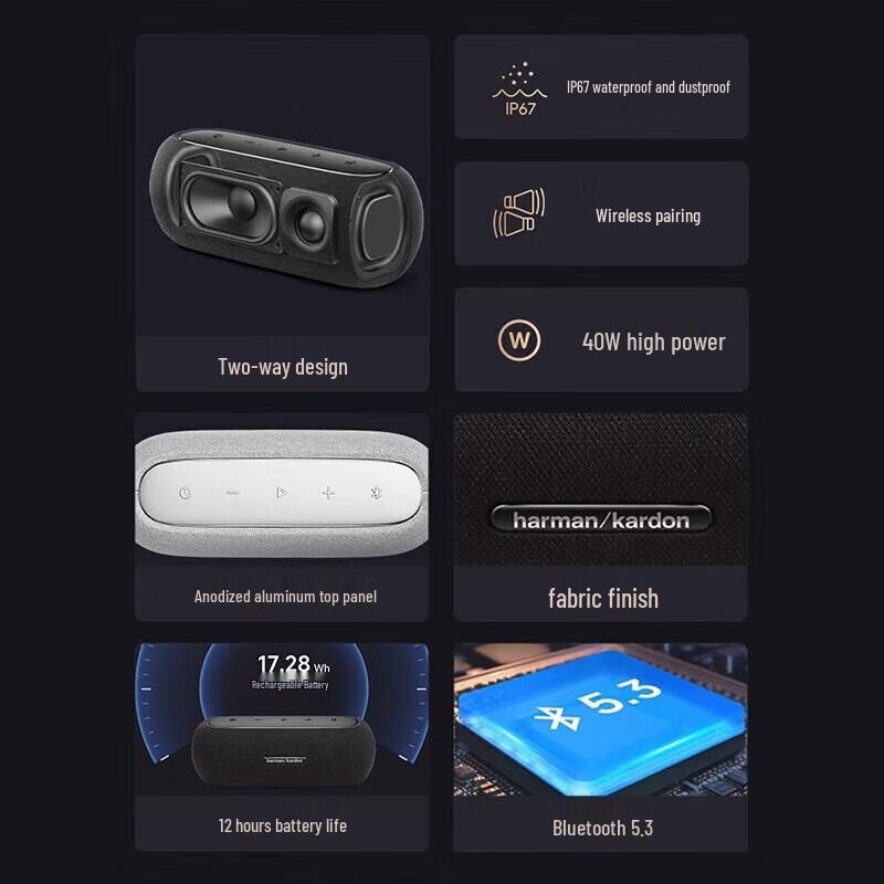 Harman Kardon LUNA Portable Bluetooth Speaker