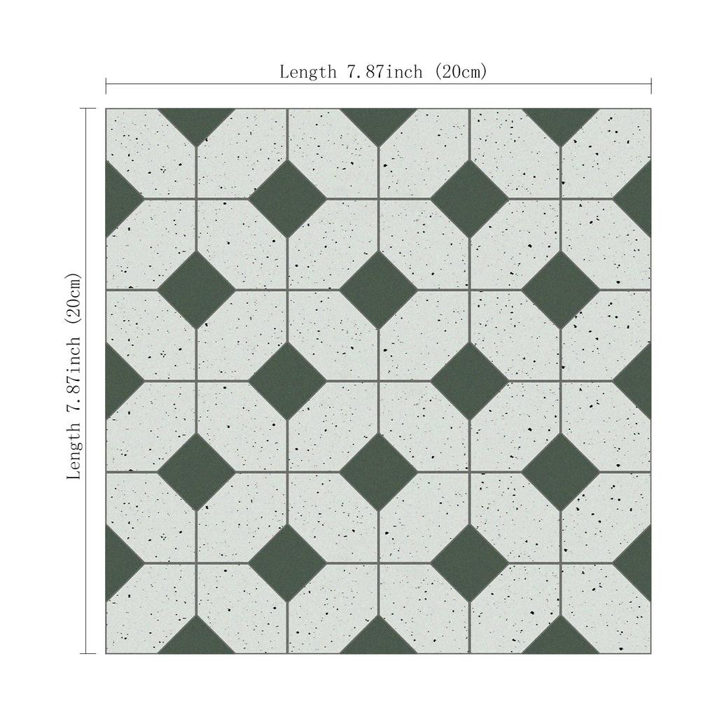10PCS Anti-skid Floor Sticker Renter Friendly Wall & Floor tiles Peel & Stick Vinyl Floor Stickers DIY For Bathroom Renovation