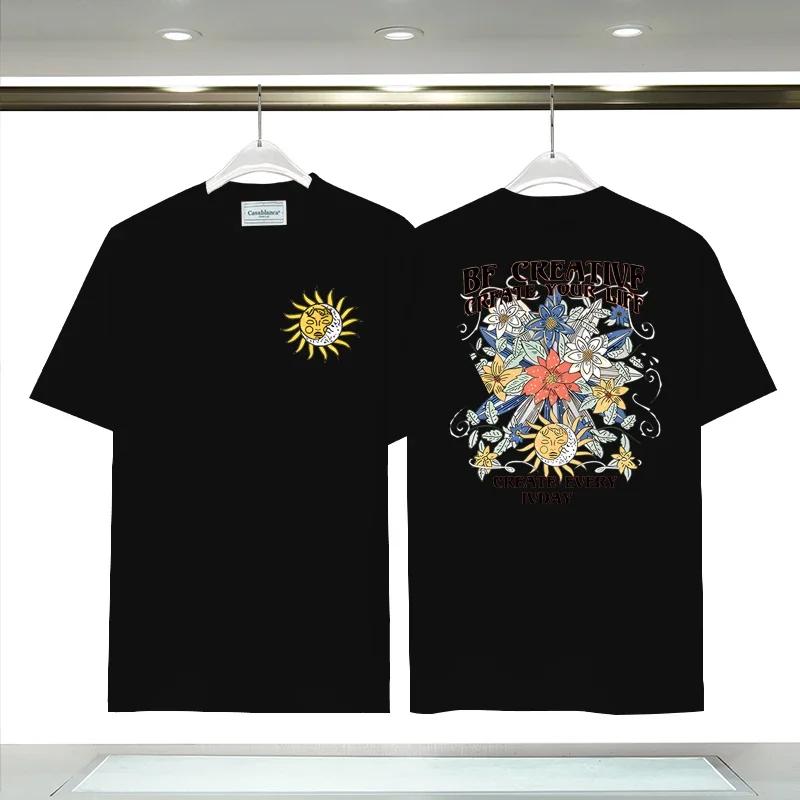 

Fall/Winter 2023 Casual Plus-size Men s T-shirt New Personality Creative Print Short Sleeves Loose Hip Hop Top Streetwear S