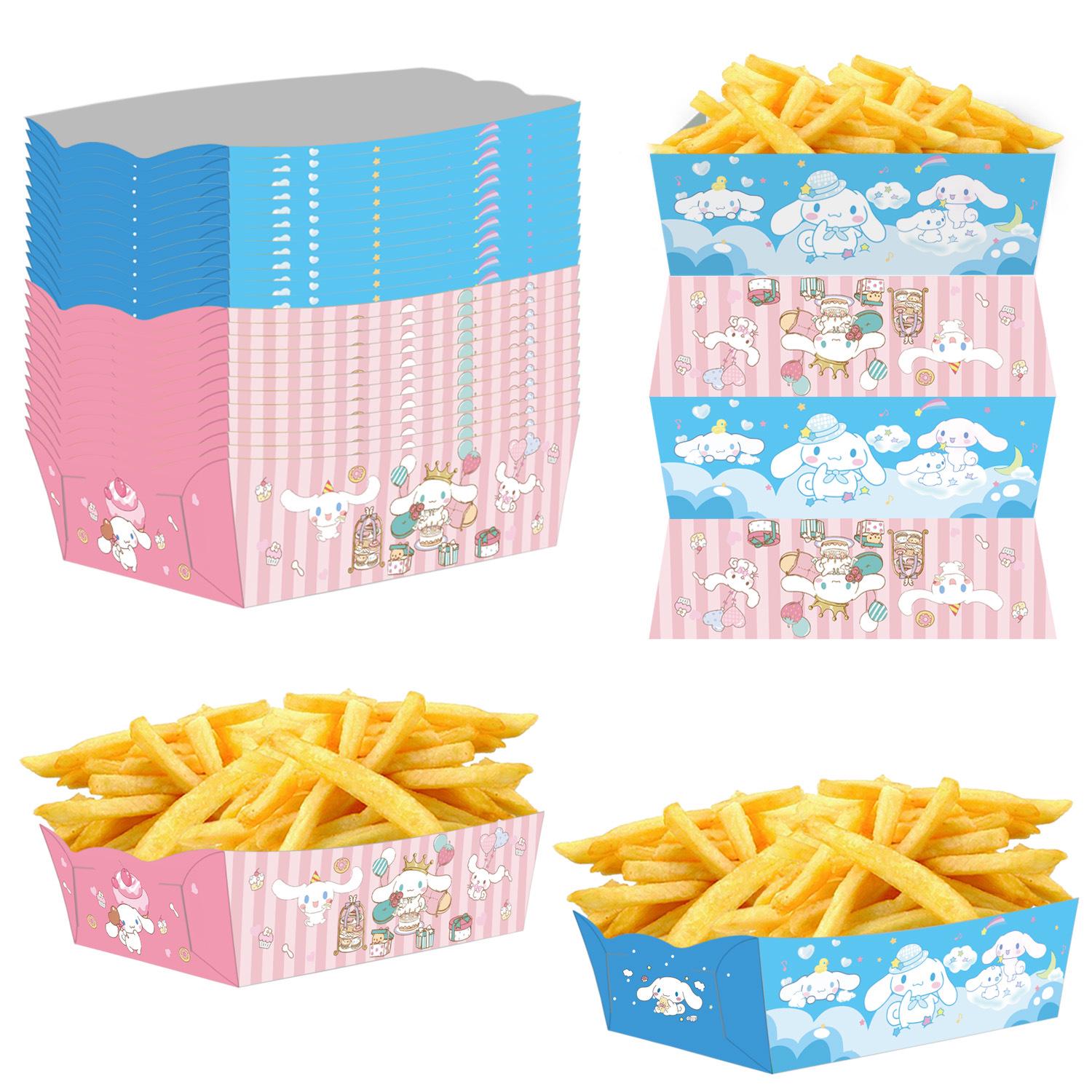 In Stock: Cinnamon Roll-Themed French Fry and Snack Box for Parties