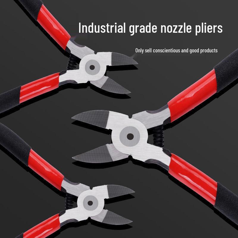 Gundam Model Side Cutting Pliers - Industrial Grade, Thin Blade Diagonal Pliers for Electronics & Wire Cutting