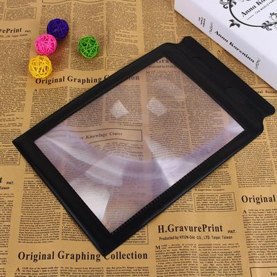 3x Magnifier Sheet  Full Page 3x Magnifier Sheet LARGE Magnifying Glass Book Reading Aid PVC Lens  Full Page Sheet Magnifier