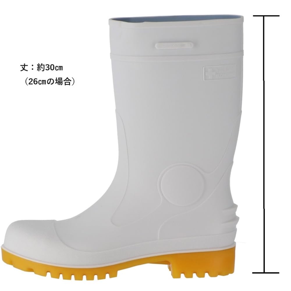 Sicherheit Zone 3E [Koshin Rubber] Stiefel, Stiefel, Sicherheit, Weiß, 24.0 cm,