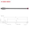 CMM Touch Probe For M3 Thread Probe Stylus 3mm  Ball Tips 50mm Long A-5003-0059